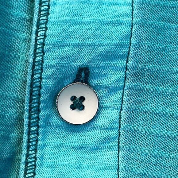 TOMMY BAHAMA Polo Shirt Men’s 2XL Green Lightweight Cirrus Coast Short Sleeve - Picture 5 of 13